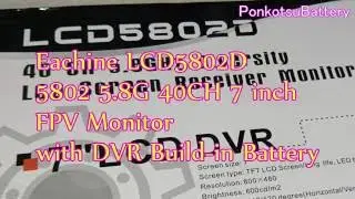 Eachine LCD5802D 5802 5.8G 40CH 7Inch FPV Monitor