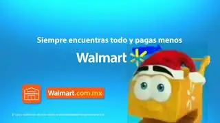 Carrito de Walmart Con Gorro de Navidad Cantando Dame Da Ne
