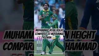 5 Huge Cricketers in Cricket History 😲 #cricket #MuhammadIrfan