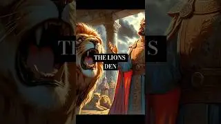 DANIEL'S Daring Adventure in the Lion's Den! #shorts #bible #shortvideo #short