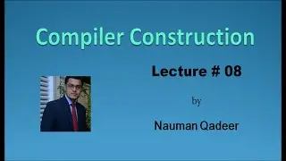 CC - Lecture 8 || Predictive Parsing || Recursion in Grammar
