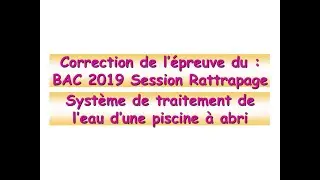Correction de la partie ATC de l'&eacute;preuve de SI BAC 2019 Session Rattrapage STE