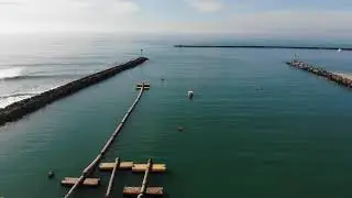 Manson Dredging, Channel Islands Harbor, Oxnard, CA from MAVIC AIR drone