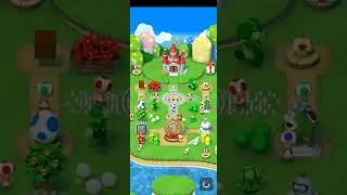 Mario get Tickets, Toads Rally Then Get full Purple Coins World 5-3 TOUR ツアー.  スーマリ