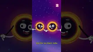 Colliding Black Holes | #PeekabooKidz #DrBinocs #Shorts