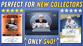 This NHL Hockey Hobby Box is PERFECT for New Collectors! (2021-22 Upper Deck Credentials)