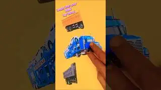 2 TRUK SAMPAH KUNING,ABU ABU DAN KONTAINER MUATAN MOBIL #shorts #shortvideo #kontainer #automobile