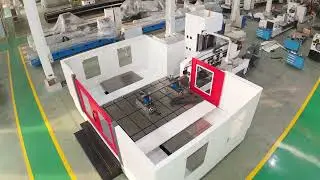 Three axis deep hole drilling machine