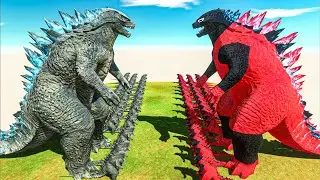 Epic Godzilla Battle | Growing Godzilla 2014 VS Evil Godzilla