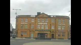 Oxford England a drive around the city / Free Camper van stopover