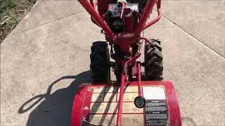 Troy Bilt Horse Magnum 8 Tiller Start and run