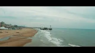 Scheveningen - The Hague Beach, Holland 4k Drone