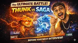 Day 33 of Finding a Job Series | Redux Middleware Explained (Thunk vs Saga) & DSA | 90 Days Job Hunt