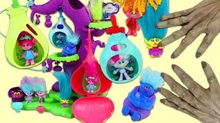 TROLLS Movie Bergens Visits Pod'ular Troll Tree Playset!