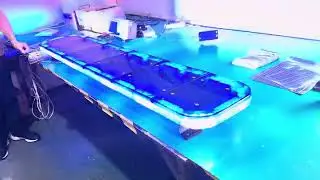 Golddeer Security 57 inch Blue White Police emergency Full-Size Roof-Mounted Lightbars TBD28956-26a