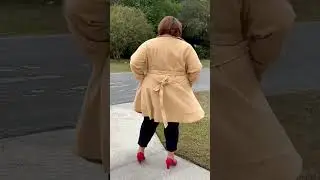 Hanna Nicole #brunch outfits #styleinfluencer #ootd #contentcreator #plussizewomen #peacoatseason