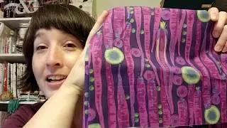 Teadoddles Tidbits ~ Jean yarn and veggie fabric