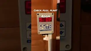 Final pool plant room check