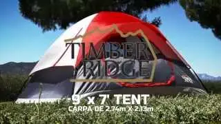 Timber Ridge Tents 9' x 7' Dome Tent Setup