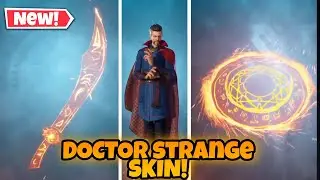 Fortnite Doctor Strange Skin, Glider, Pickaxe, Emote, Back bling - Showcase