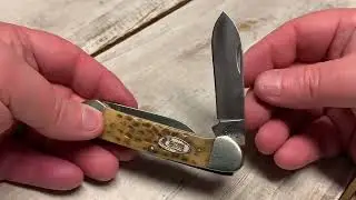 Case XX Bone Handle Canoe 62131 USA Pocket Knife slip joint edc
