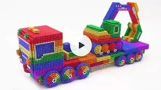 Magnetic Car Making Video 🚗✨ | Amazing Colorful Magnetic Balls Toy