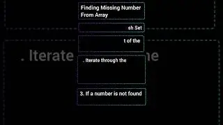 How to Find Missing Numbers From Array Method 2 | #javascript #leetcode #ts #js #problem #programmer