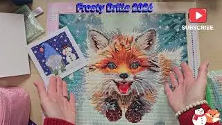 Diamond Painting 💎 Paint with me 🖊️ Frosty Drills 2026 ❄️🥶🖊️ beide Bilder 🦊❄️🌳🧙🏼&zwj;♂️❄️☃️ #5