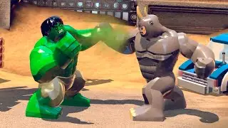 Hulk VS Rhino LEGO Marvel Super Heroes MOD