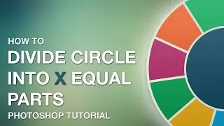 Photoshop Tutorial - Divide circle into equal segments