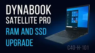 Обновление SSD и оперативной памяти Dynabook Satellite Pro C40