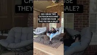 The papasan rocking egg chair