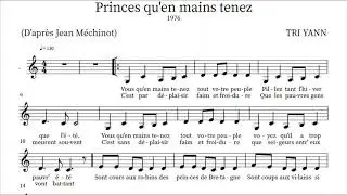 &laquo;&nbsp;Princes qu'en mains tenez&nbsp;&raquo; des TRI YANN, 1976