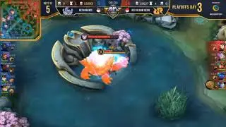 MPL Invitational nation cup game 1 RESOURGENCE(RSG)  VS REX REGUM QEON(RRQ) best of 5 playoff 3 #mpl