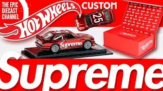 HOT WHEELS SUPREME CUSTOM BMW M3 E30  Candy chrome paint, custom decals & handmade luxury packaging