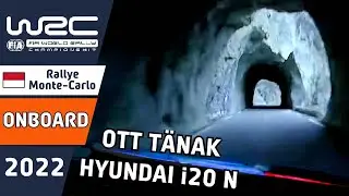 Ott T&auml;nak Rally Onboard : WRC Rallye Monte-Carlo 2022 - Hyundai i20 N Rally1 Rally Car