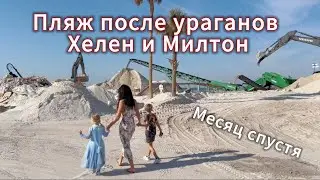 Beach after hurricanes 🌪️ Helen and Milton. A month later.