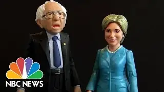 Hillary Clinton And Bernie Sanders Action Figures Make Fun Of Politics | NBC News