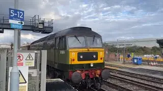 Class 47s leave Fratton on the statesman tour