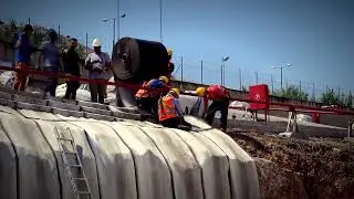 Concrete Canvas&reg; was specified as a bund lining solution at a petroleum tank farm in Athens, Greece.