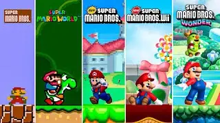 Evolución de MARIO Bros Intros en todos los Juegos (1985 – 2023)