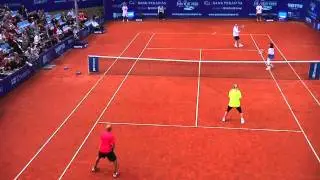Pekao Szczecin Open 2011 - Karolina Woźniacka gra z artystami