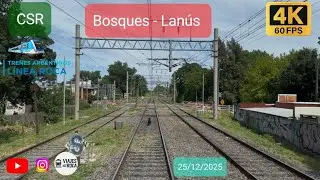 Cabview | Trenes Argentinos | Bosques - Lanús | 25/12/25 #transport #train #railway #viral #rail 