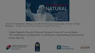 Gr&eacute;gor Puppinck, Executive Director, European Center for Law and Justice