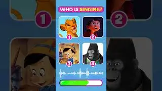 Guess Who's SINGING by SONGS? #ntquiz #disney #disneyprincess #sing2
