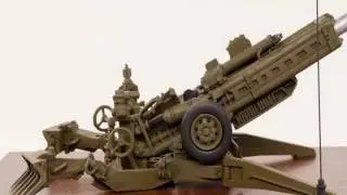 M777A2 155mm Howitzer - 1:25 scale Desktop Model