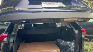 Powerlift Gate Button on a Rav4 at Toyota of Corvallis