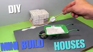 build miniature houses with mini bricks🏠🏠A beautiful, charming, and dreamy miniature villa