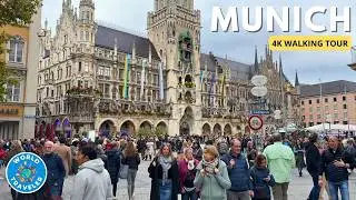 Experience the BEST of Munich, Germany in AUTUMN 2024: 4K Walking Tour