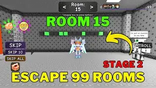 How To Complete Room 15 in Roblox Escape 99 Rooms | Stage 2